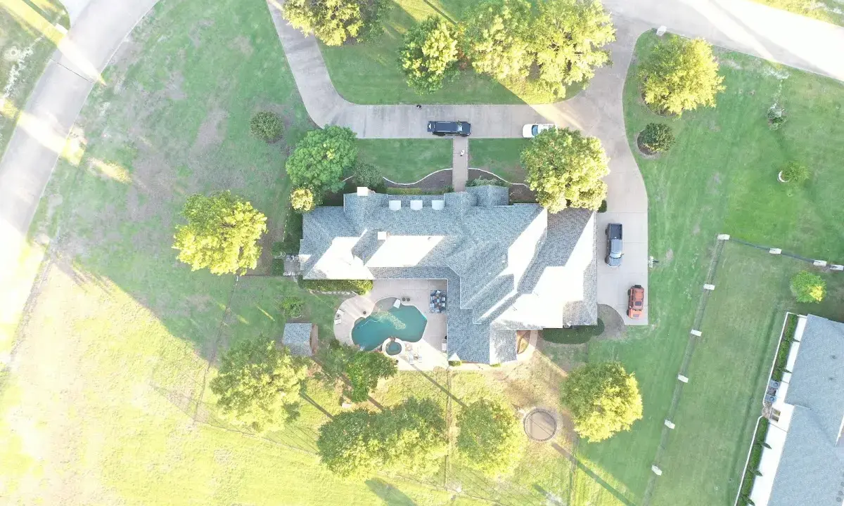 New shingle roof installation on a home in Battlefield